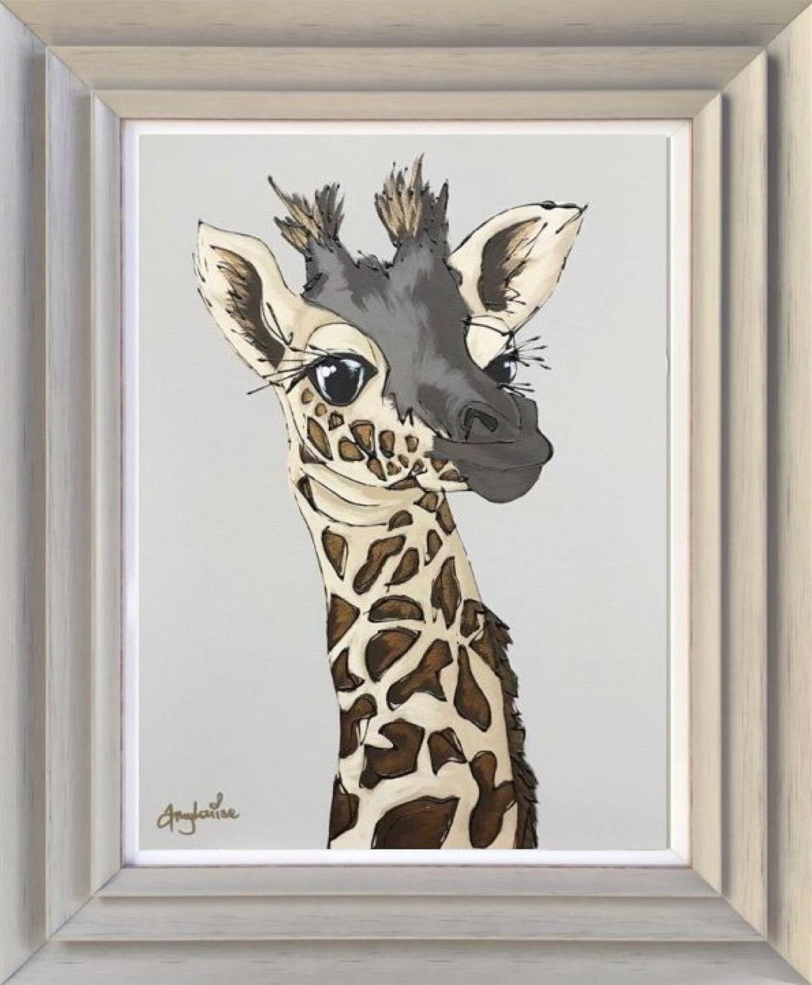 Amy Louise Little Giraffe Original - The Acorn Gallery, Pocklington 