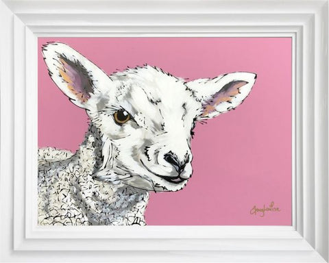 Mary (Lamb) Original by Amy Louise *NEW*-Original Art-Amy Louise-artist-The Acorn Gallery