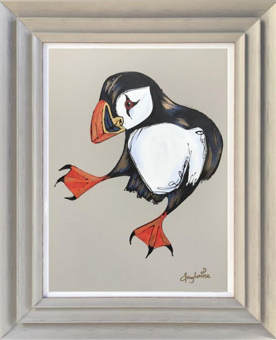 Twinkle Toes (Puffin) Original by Amy Louise *SOLD*-Original Art-Amy Louise-artist-The Acorn Gallery
