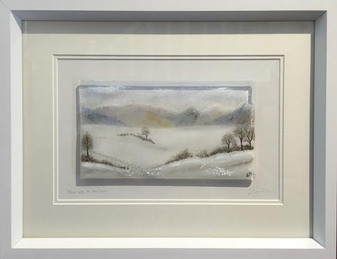 Footprints In The Snow Original by Alec Makinson *SOLD*