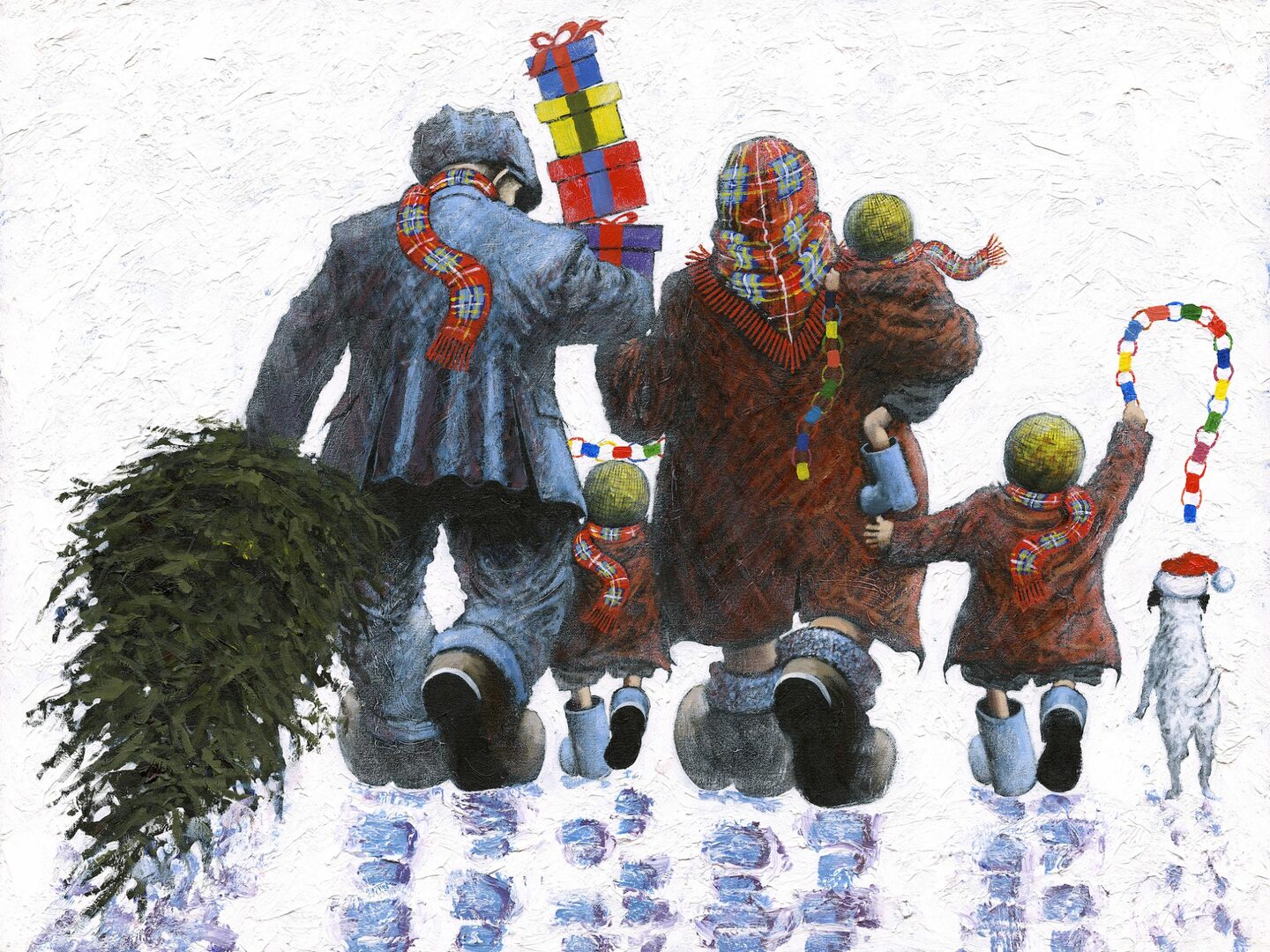 Alexander Millar Its Christmas Time Paper Print - The Acorn Gallery, Pocklington