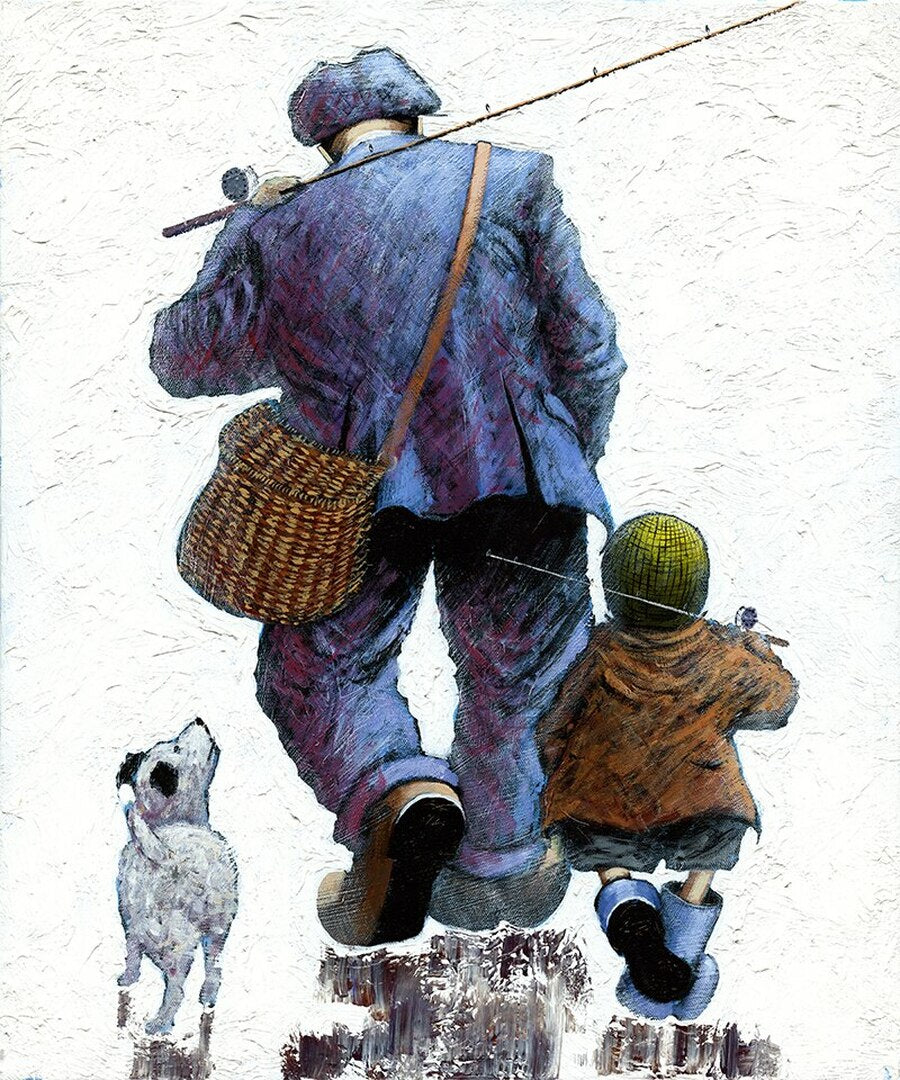 Alexander Millar Memories Of My Dad Paper Print - The Acorn Gallery, Pocklington