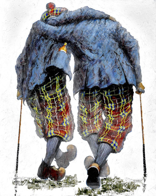 Alexander Millar Two Under Par Paper Print - The Acorn Gallery, Pocklington