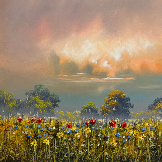 Poppies Original by Allan Morgan - The Acorn Gallery, Pocklington