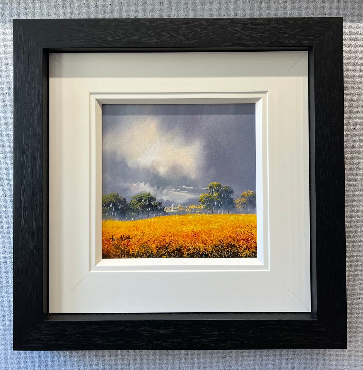 Allan Morgan The Golden Fields Of Home Original - The Acorn Gallery, Pocklington