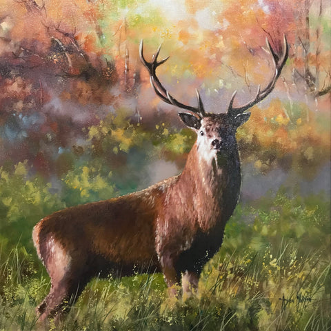 Keeper Of The Forest Original by Allan Morgan *SOLD*-Original Art-Allan-Morgan-landscape-artist-The Acorn Gallery
