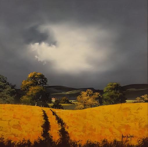 Allan Morgan Wolds Gold Original - The Acorn Gallery, Pocklington 