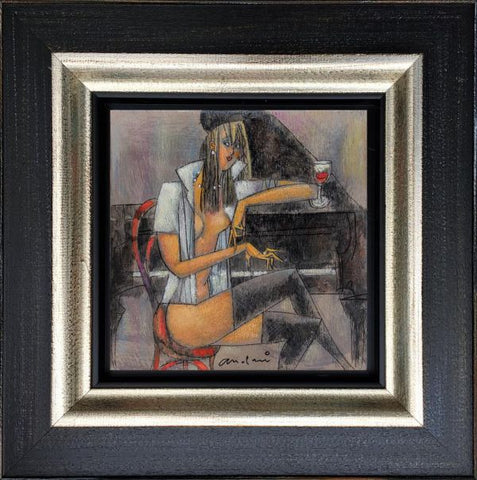 Piano Original by Andrei Protsouk-Original Art-Andrei-Protsouk-artist-The Acorn Gallery