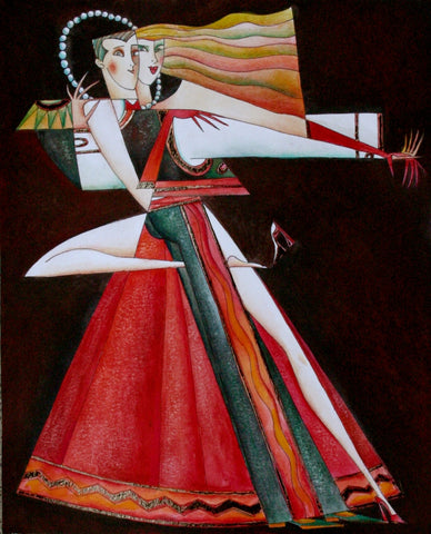 Tango Duende Original by Andrei Protsouk *SOLD*-Original Art-Andrei-Protsouk-artist-The Acorn Gallery