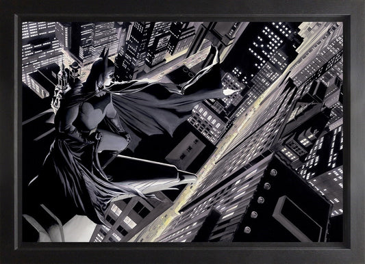 Alex Ross Batman Knight Over Gotham Canvas  - The Acorn Gallery, Pocklington