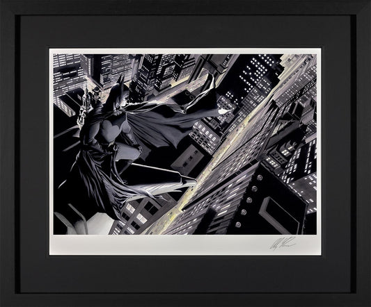 Alex Ross Batman Knight Over Gotham Paper - The Acorn Gallery, Pocklington