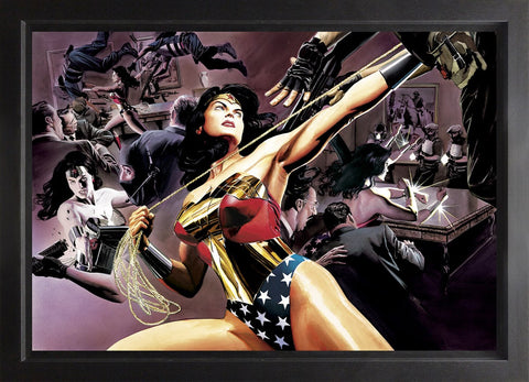 Wonder Woman Defender Of Truth Canvas by Alex Ross