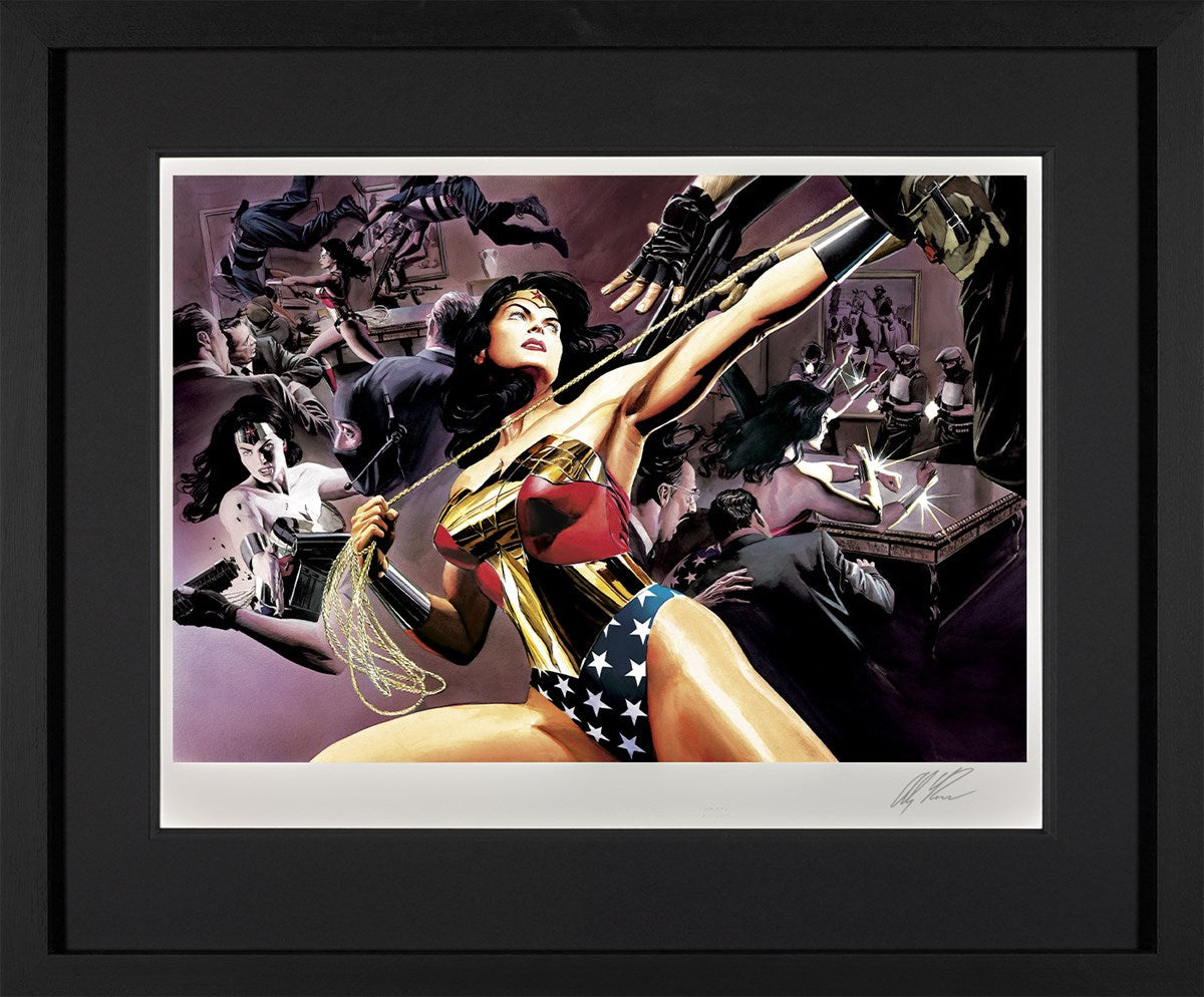 Alex Ross Wonder Woman Defender Of Truth Paper - The Acorn Gallery, Pocklington