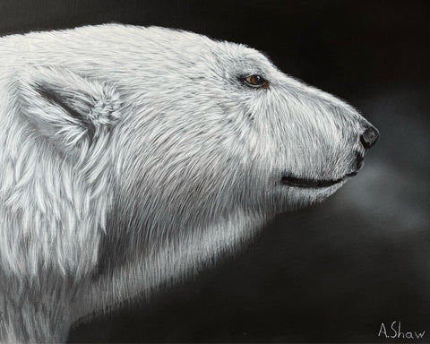 Polar Bear Original by Adam Shaw *NEW*-Original Art-The Acorn Gallery