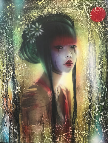 Geisha Original by Andrew Stewart-Original Art-The Acorn Gallery-Andrew-Stewart-artist-The Acorn Gallery