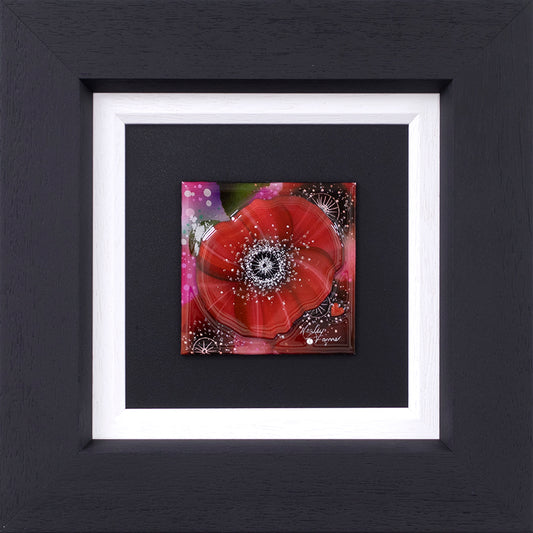 Kealey Farmer Poppy Remembrance II Original available to purchase from The Acorn Gallery in Pocklington. Delivery available. 