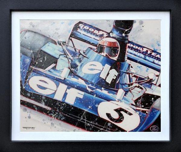 Ben Jeffery Jackie Stewart 1973 Win Original - The Acorn Gallery, Pocklington