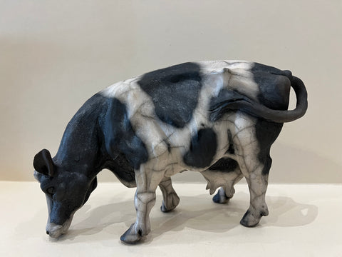 Harriet Ceramic Cow Original by Christine Cummings *SOLD*