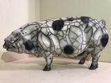 Scarlett Ceramic Gloucester Old Spot Pig by Christine Cummings *SOLD*