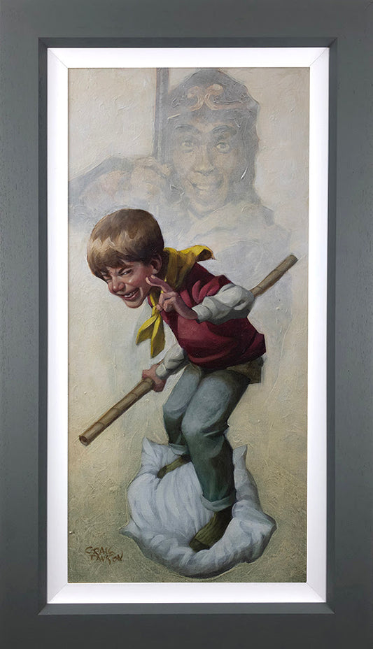 Monkey (Monkey 70's TV Show) Hand Embellished Canvas by Craig Davison