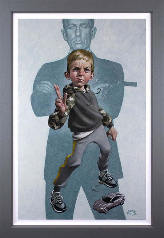 No Tim To Die Hand Embellished Canvas by Craig Davison