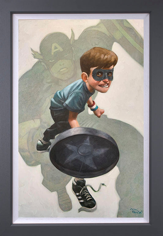 American Dream Hand Embellished Canvas by Craig Davison