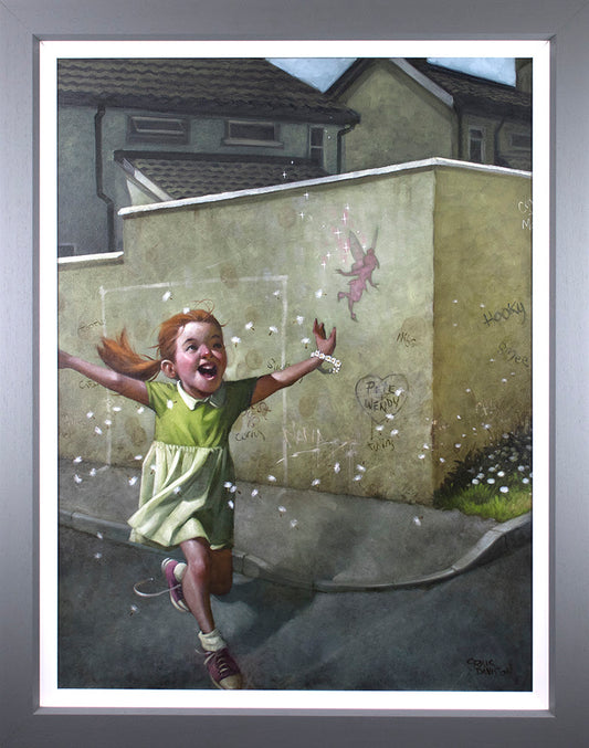 Faith, Trust And Pixie Dust Hand Embellished Canvas by Craig Davison