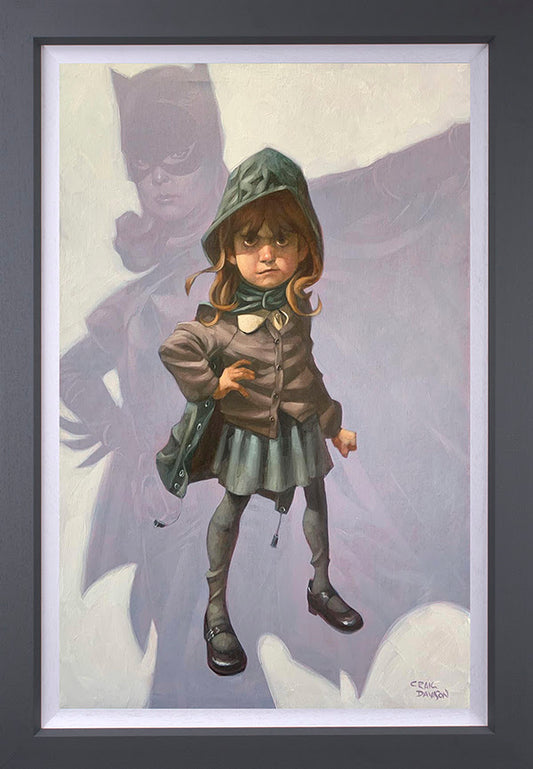 Gotham Girl Hand Embellished Canvas by Craig Davison