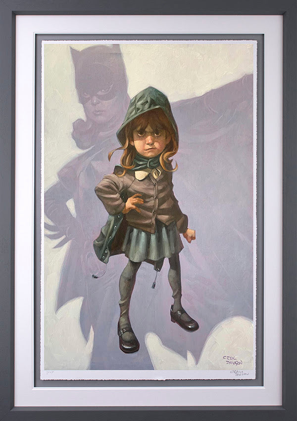 Craig Davison Gotham Girl Paper Print - The Acorn Gallery, Pocklington