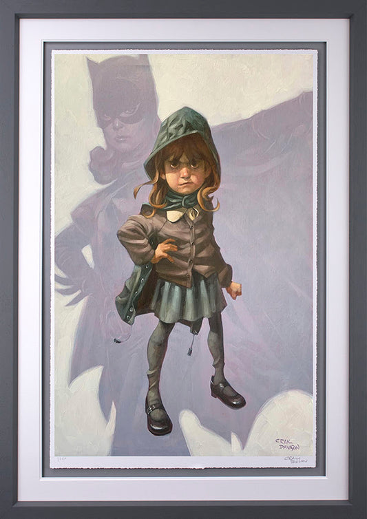 Gotham Girl Paper Print by Craig Davison