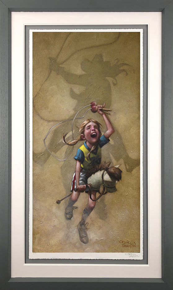 Just Rope, Throw And Brand 'Em Paper Print by Craig Davison