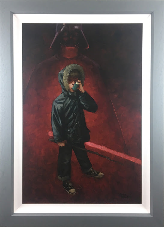 Craig Davison Kkhoooow - Kkhooow Darth Vader Hand Embellished Canvas - The Acorn Gallery, Pocklington