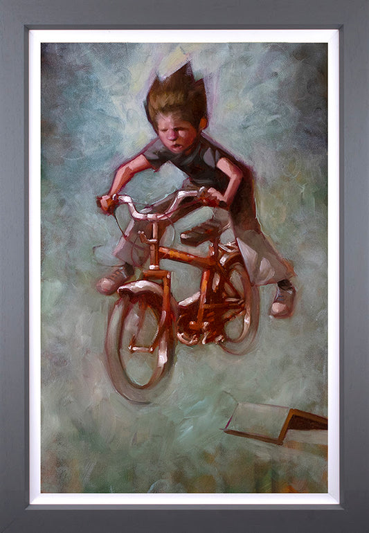 No Footer Hand Embellished Canvas by Craig Davison