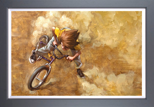 Craig Davison Shredder Hand Embellished Canvas - The Acorn Gallery, Pocklington