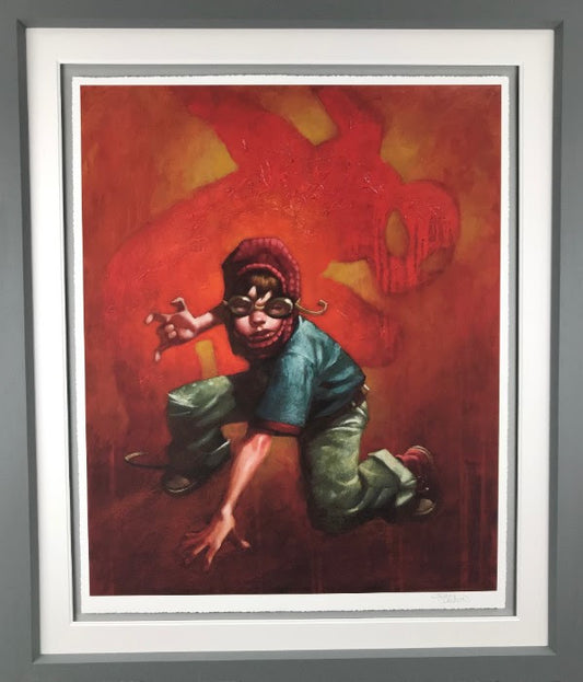 Web Designer (Spider Man II) Paper Print by Craig Davison