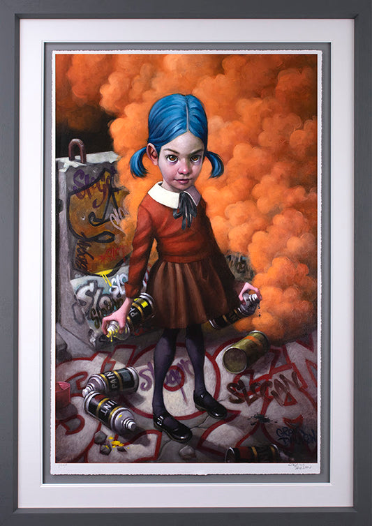 Where Do Ya Draw The Line? Paper Print by Craig Davison