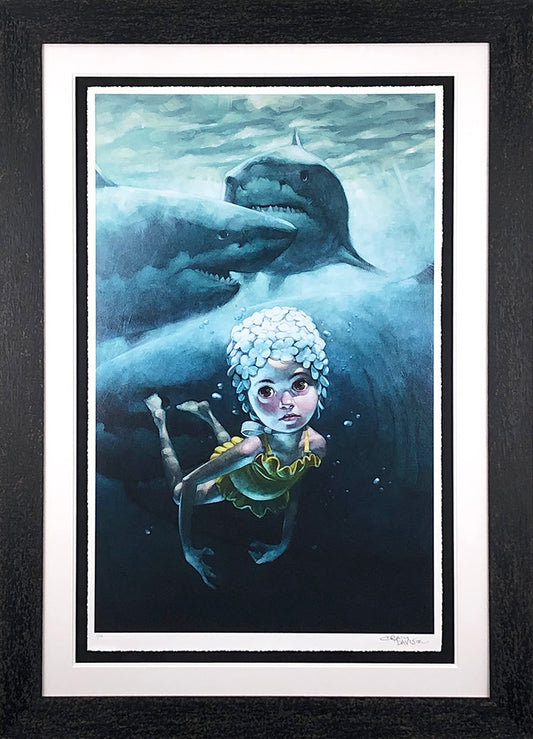 Worse Things Happen At Sea (Jaws) Paper Print  by Craig Davison