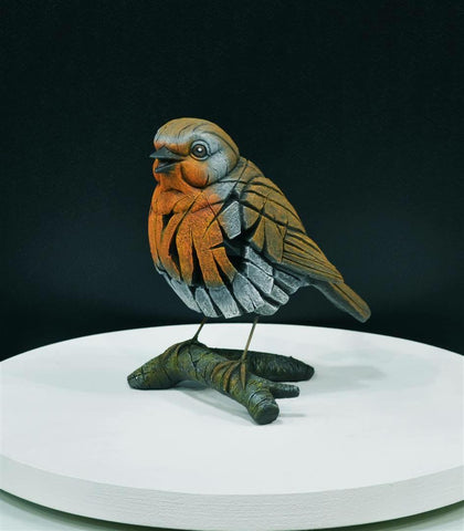 Robin Red Breast by Edge Sculpture-Sculpture-EDGE-Sculpture-Matt-Buckley-artist-The Acorn Gallery