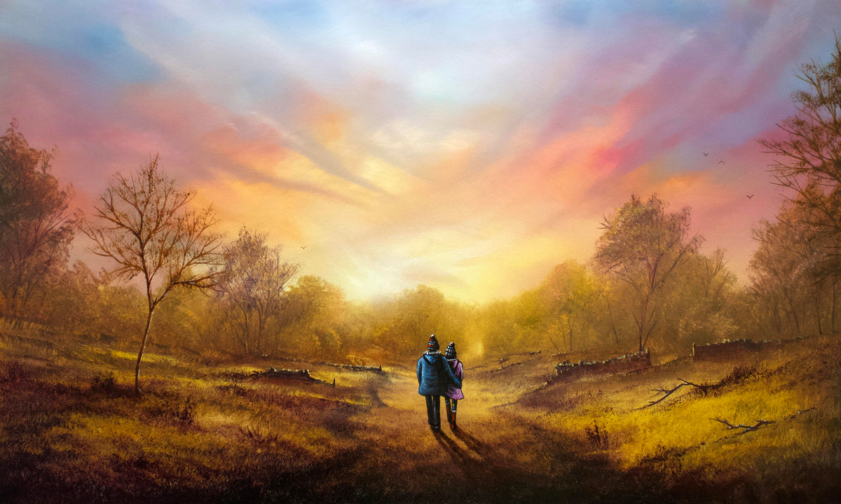 Danny Abrahams A Beautiful Day Spent Together Original - The Acorn Gallery in Pocklington