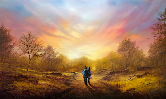 Danny Abrahams A Beautiful Day Spent Together Original - The Acorn Gallery in Pocklington