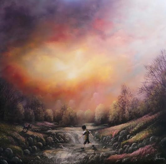 Danny Abrahams Don't Fall In Original - The Acorn Gallery, Pocklington