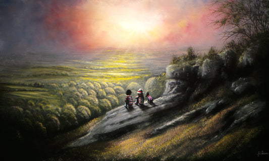 Danny Abrahams Happy To Share My View With You Original - The Acorn Gallery, Pocklington