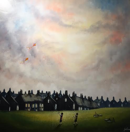 Danny Abrahams Hold Tight And Go With The Flow Original - The Acorn Gallery, Pocklington 