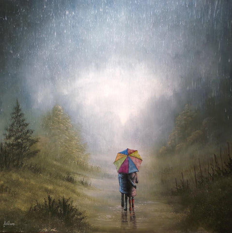 I Will Always Love You Come Rain Or Shine Original by Danny Abrahams *SOLD*