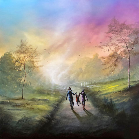 Its Always The Journey That Matters Original by Danny Abrahams *SOLD*