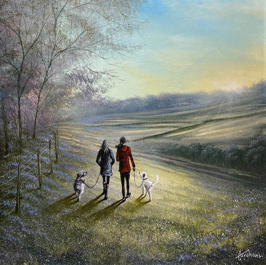 Danny Abrahams Me And Mom Original - The Acorn Gallery, Pocklington