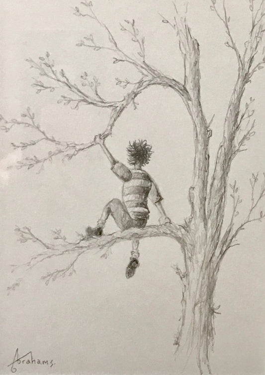 Danny Abrahams A Great View From The Top Original Sketch - The Acorn Gallery, Pocklington