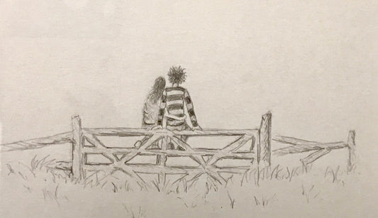 Danny Abrahams Best Seat In The House Original Sketch - The Acorn Gallery, Pocklington
