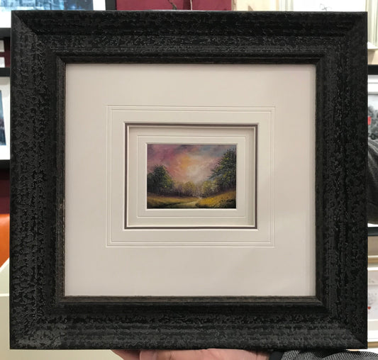 Danny Abrahams A Little Moment Of Peace Miniature Original - The Acorn Gallery, Pocklington