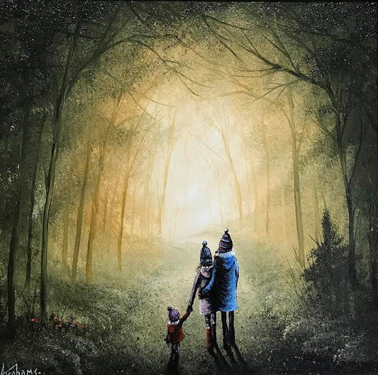 Danny Abrahams As Happy As Can Be Original - The Acorn Gallery, Pocklington 